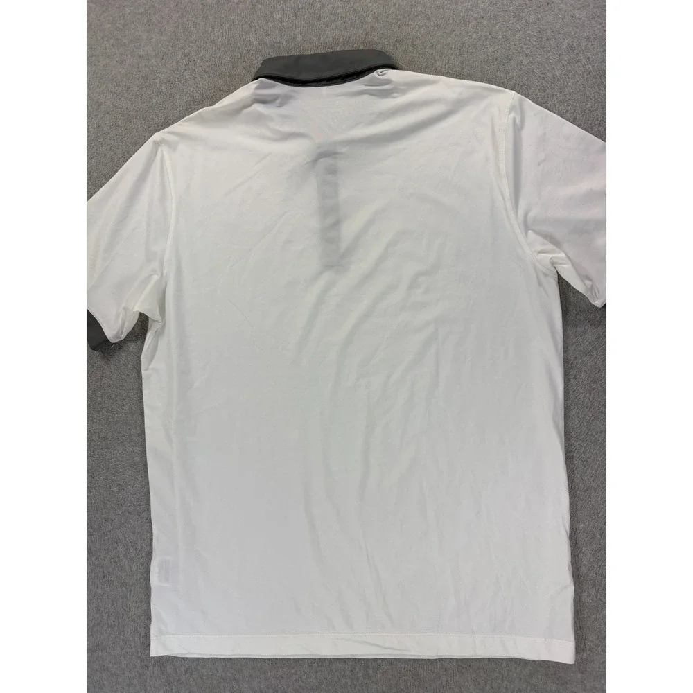 Nike TOUR Performance Short Sleeve Golf Polo Shirt (Men's Large) White
